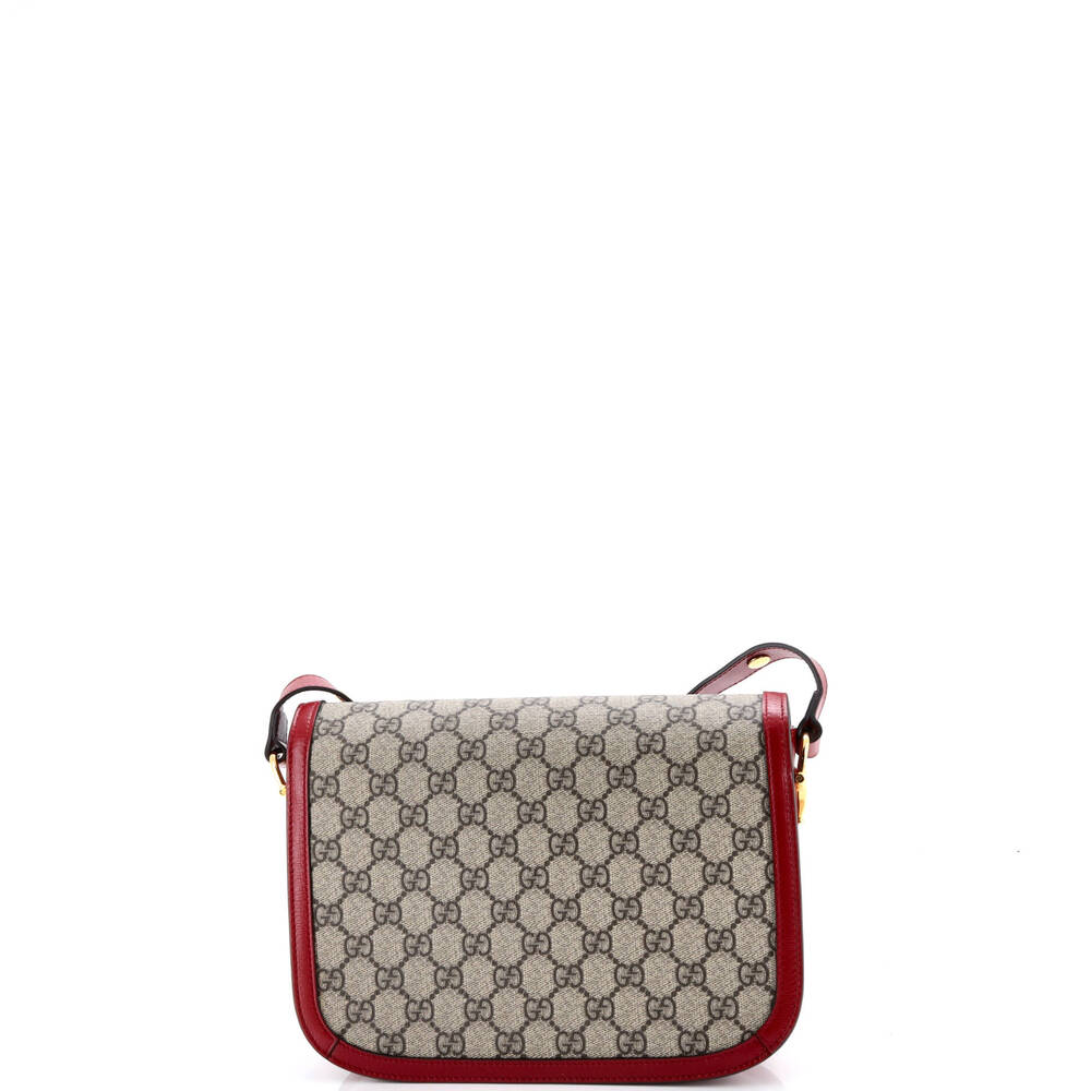 Gucci Horsebit Shoulder Bag Gg Coated #202431G21B - Picture 3 of 7